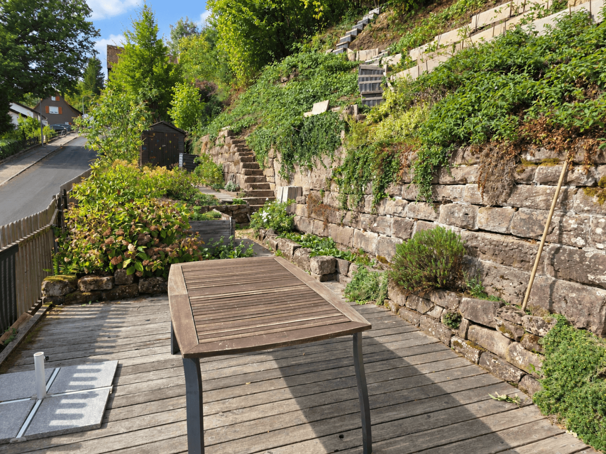 Terrasse vor der Küche